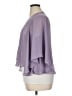 Ignite Evenings Solid Purple 3/4 Sleeve Blouse Size 14 - photo 5