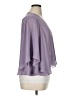 Ignite Evenings Solid Purple 3/4 Sleeve Blouse Size 14 - photo 4