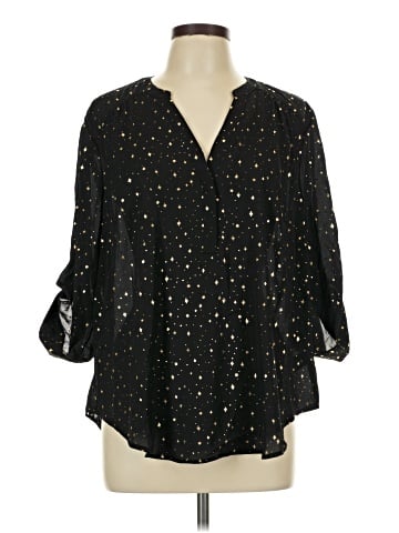 Torrid 3/4 Sleeve Blouse (view 1)