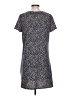 Nine West Print Blue Casual Dress Size L - photo 2