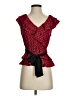 Candie's 100% Polyester Red Sleeveless Blouse Size S - photo 1