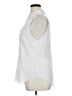 Ann Taylor 100% Polyester Ivory Sleeveless Blouse Size XL - photo 5