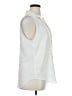 Ann Taylor 100% Polyester Ivory Sleeveless Blouse Size XL - photo 4