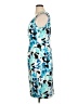 Kasper Print Blue Cocktail Dress Size 14 - photo 5