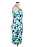 Kasper Print Blue Cocktail Dress Size 14 - photo 4
