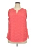 41Hawthorn 100% Polyester Pink Sleeveless Blouse Size 2X - photo 1