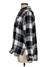 Pink Rose Plaid Gray Long Sleeve Button-Down Shirt Size L - photo 5