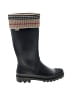 Burberry Black Top Nova Check Rain Boots  Size 6 - photo 1