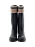 Burberry Black Top Nova Check Rain Boots  Size 6 - photo 2