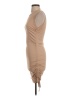 BTFBM Solid Tan Casual Dress Size S - photo 5