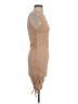 BTFBM Solid Tan Casual Dress Size S - photo 4