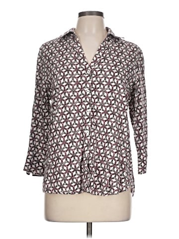 Foxcroft 3/4 Sleeve Blouse (view 1)