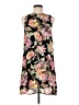 Leith 100% Polyester Floral Black Casual Dress Size M - photo 1