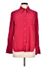 Equipment 100% Silk Red Long Sleeve Silk Top Size L - photo 1