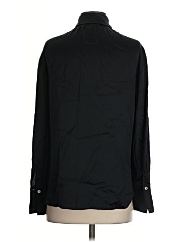 Vince. Long Sleeve Silk Top (view 2)