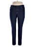 Bandolino Solid Blue Jeans Size 14 - photo 1