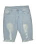 Shein Blue Denim Shorts Size XL - photo 1