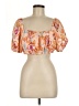 Seafolly Orange Short Sleeve Blouse Size L - photo 1