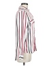 Alexander Jordan 100% Rayon Stripes Ivory Long Sleeve Button-Down Shirt Size M - photo 4