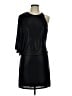 Halston Heritage 100% Polyester Solid Black Cocktail Dress Size 10 - photo 1