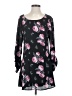 Speechless 100% Polyester Floral Black Casual Dress Size S - photo 1