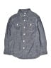 Crewcuts Outlet 100% Cotton Solid Blue Long Sleeve Button-Down Shirt Size 6 - 7 - photo 1