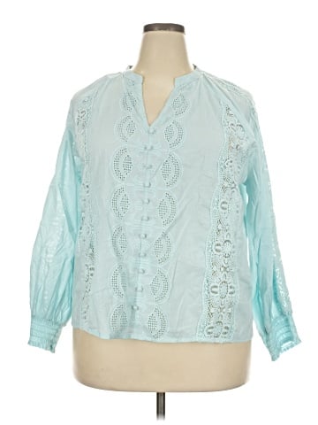 Jennifer & Grace 3/4 Sleeve Blouse (view 1)