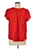 Fashion 100% Polyester Red Short Sleeve Blouse Size L - photo 1