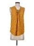 Maeve Yellow Sleeveless Blouse Size 2 - photo 1