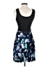 Arden B. Graphic Blue Cocktail Dress Size XS - photo 2