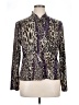 MSK Animal Print Purple Blazer Size XL - photo 1