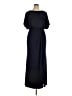 BHLDN 100% Polyester Blue Black Cocktail Dress Size 14 - photo 1