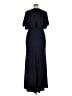 BHLDN 100% Polyester Blue Black Cocktail Dress Size 14 - photo 2