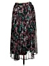 ModCloth 100% Polyester Paisley Black Casual Skirt Size S - photo 2