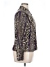 MSK Animal Print Purple Blazer Size XL - photo 4