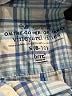 Vineyard Vines Performance Checkered-gingham Blue Long Sleeve Button-Down Shirt Size 8 - 10 - photo 3