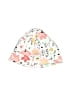 Gerber 100% Organic Cotton Floral White Beanie Size Newborn - photo 1