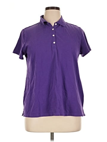 St. John's Bay Short Sleeve Blouse (view 1)