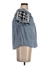 Ulla Johnson 100% Cotton Blue Short Sleeve Blouse Size 4 - photo 4