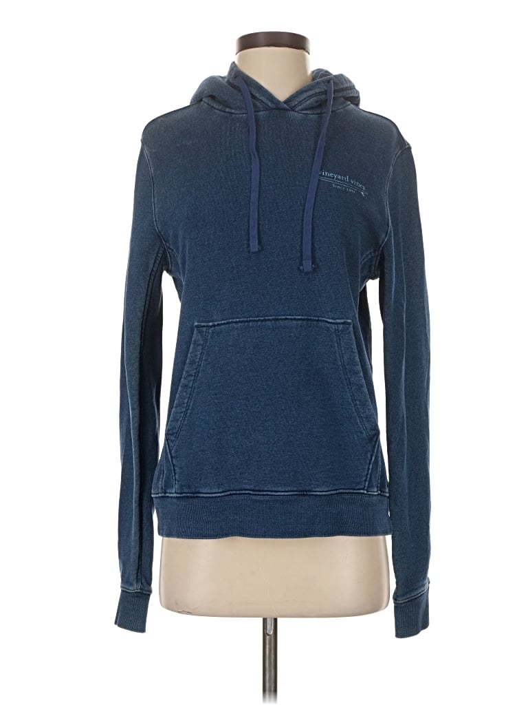 Pre-owned Vineyard Vines Pullover Hoodie In Blue