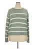 Gap 100% Cotton Stripes Green Pullover Sweater Size XXL - photo 1