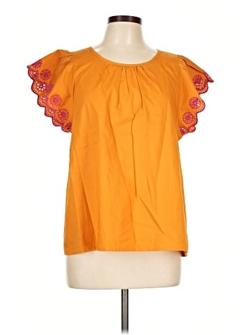 J.Crew Factory Store Short Sleeve Blouse (view 1)
