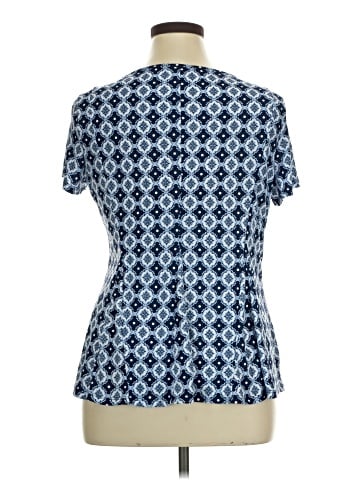 Roz & Ali Short Sleeve Blouse (view 2)