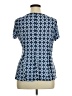 Roz & Ali Blue Short Sleeve Blouse Size XL Petite - photo 2