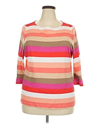 Croft & Barrow 3/4 Sleeve T-Shirt (view 1)