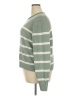 Gap 100% Cotton Stripes Green Pullover Sweater Size XXL - photo 5