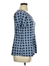 Roz & Ali Blue Short Sleeve Blouse Size XL Petite - photo 4