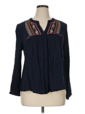 Caffé Marrakesh Long Sleeve Blouse (view 1)