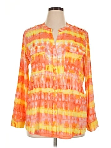 Calvin Klein Long Sleeve Blouse (view 1)