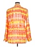 Calvin Klein 100% Polyester Tie-dye Orange Long Sleeve Blouse Size XL (estimated) - photo 2